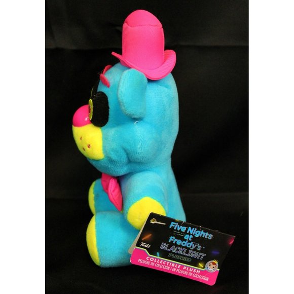 FNAF Funko Blacklight Freddy Plush 8'' Five Nights Horror Game Black Light - Picture 3 of 7